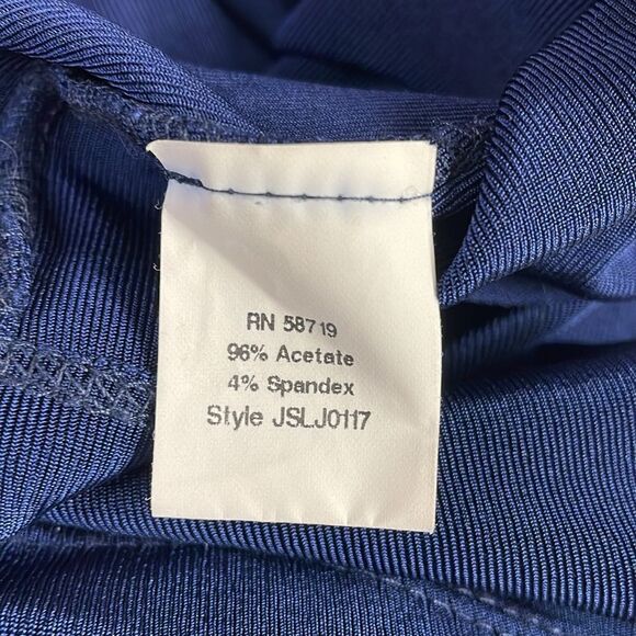 Notations Ladies Navy Blue 3 Button Babydoll Style Blouse, See Description - Picture 6 of 6